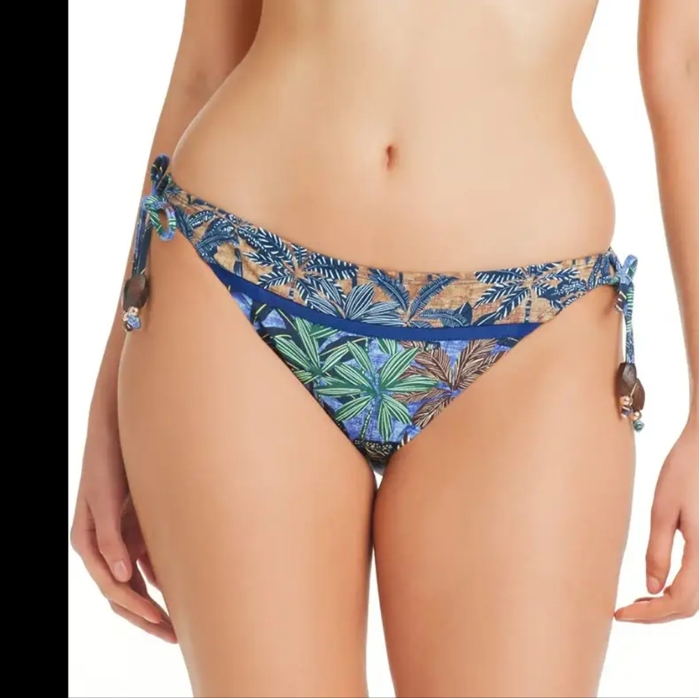 Bleu Rod Beattie By The Sea Vibrant Blue and Green with Side-Tie Details​
